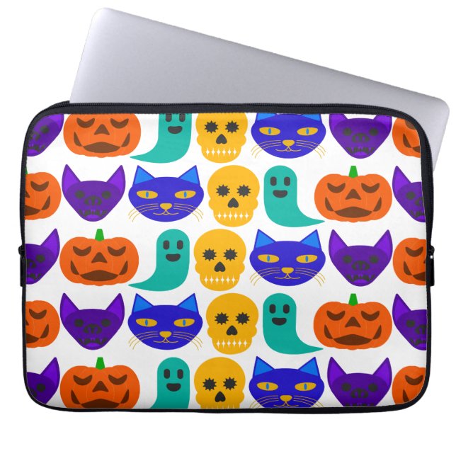 Halloween Patroon Laptop Mouw 13-inch Sleeve (Voorkant)