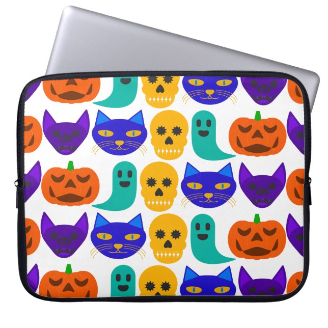 Halloween Patroon Laptop Mouw 15-inch Sleeve (Voorkant)