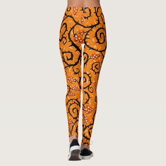Halloween Patroon  Leggings (Achterkant)