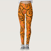 Halloween Patroon  Leggings (Voorkant)