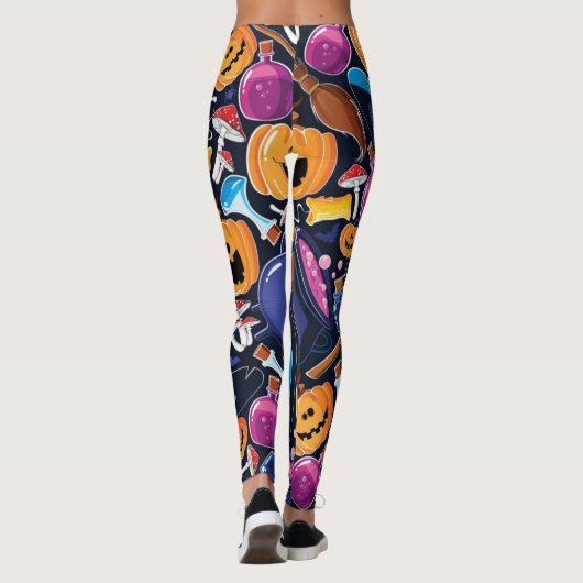 Halloween patroon leggings (Achterkant)