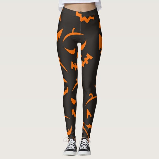 Halloween patroon leggings (Voorkant)