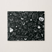 Halloween Patroon Legpuzzel (Horizontaal)