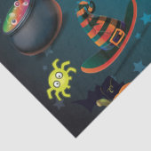 Halloween patroon Leuk Tissuepapier (Detail)