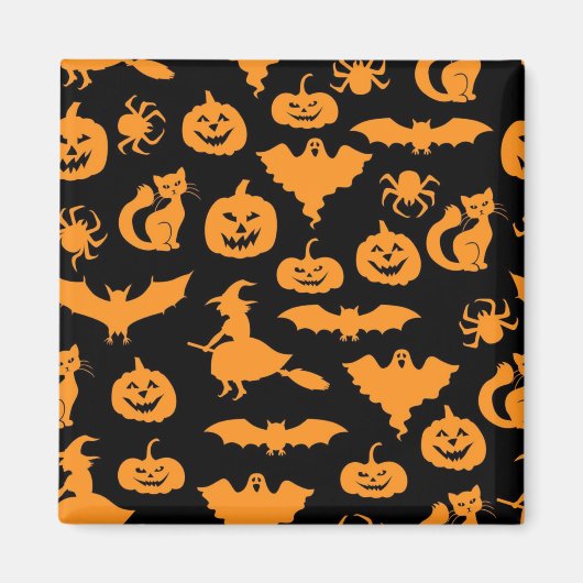 Halloween patroon magneet (Voorkant)