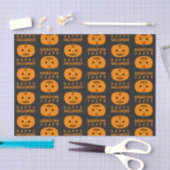 Halloween Patroon met pompoenpapier Tissuepapier (Craft)
