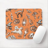 Halloween Patroon Muismat (Met muis)