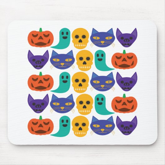 Halloween Patroon Muismat (Voorkant)