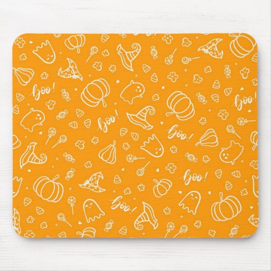 Halloween patroon muismat (Voorkant)