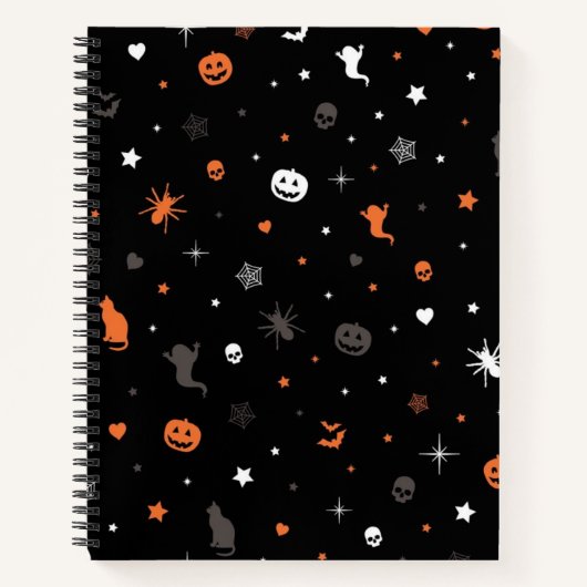 Halloween patroon notitieboek (Voorkant)