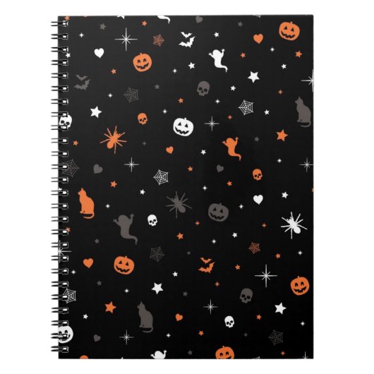 Halloween patroon notitieboek (Voorkant)