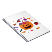 Halloween patroon notitieboek (Rechterzijde)