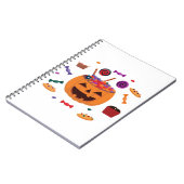 Halloween patroon notitieboek (Linkerzijde)