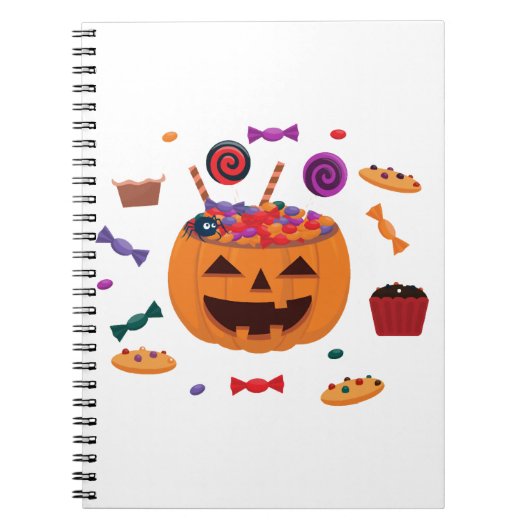 Halloween patroon notitieboek (Voorkant)