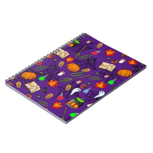 Halloween patroon notitieboek (Linkerzijde)