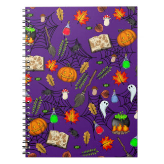 Halloween patroon notitieboek