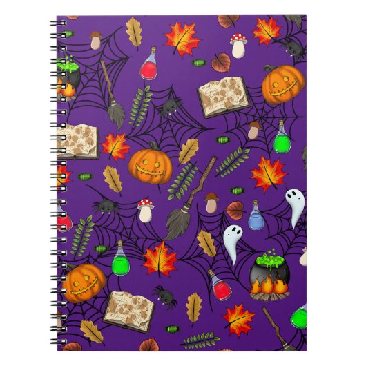 Halloween patroon notitieboek (Voorkant)