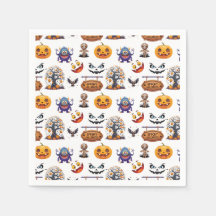 Halloween patroon op