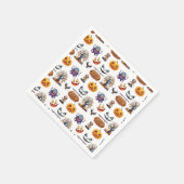 Halloween patroon op servet (Hoek)