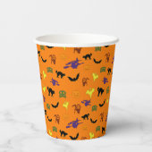 Halloween Patroon Papieren Bekers (Achterkant)