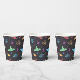 Halloween Patroon Papieren Bekers