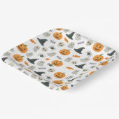 Halloween patroon papieren bordje (Gebogen)