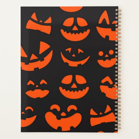 Halloween patroon planner (Achterkant)
