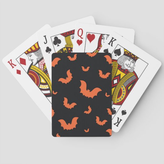 Halloween patroon pokerkaarten (Achterkant)