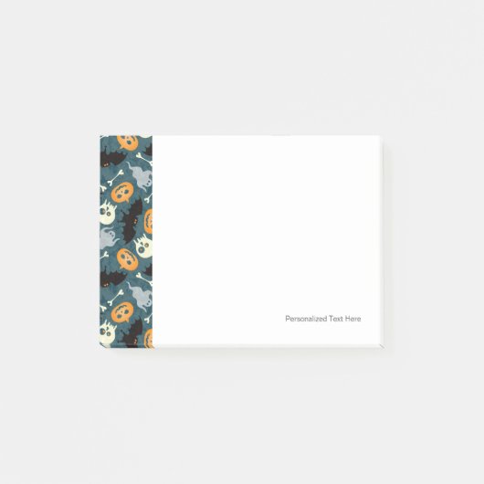 Halloween patroon post-it® notes (Voorkant)