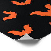 Halloween patroon poster (Hoek)