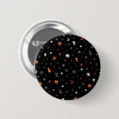 Halloween patroon ronde button 5,7 cm (Voorkant /achterkant)