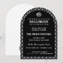 HALLOWEEN - Patroon - Schedel & Gebeente - zwart w