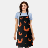 Halloween patroon schort (Gedragen)