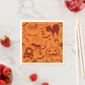 Halloween patroon servet (Insitu)