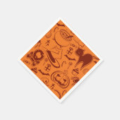 Halloween patroon servet (Hoek)