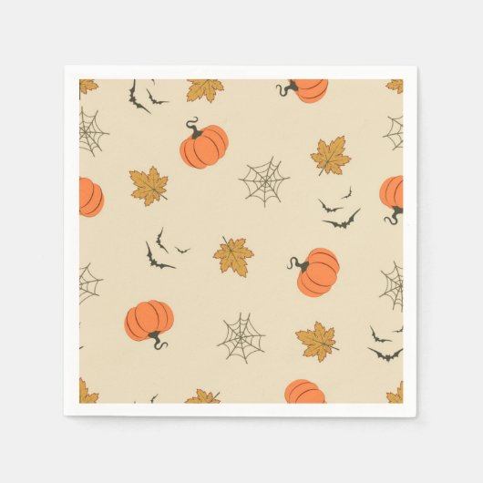 Halloween patroon servet (Voorkant)