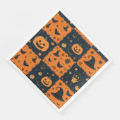 Halloween patroon servet (Hoek)