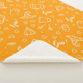 Halloween patroon sherpa deken (3/4)