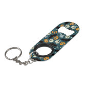 Halloween patroon sleutelhanger flessenopener (Voorkant Gekanteld)