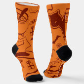 Halloween patroon sokken (Gebogen)