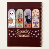 Halloween patroon Spooky seizoen Planner (Achterkant)