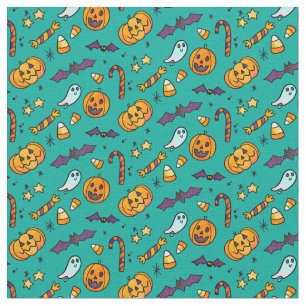 Halloween Patroon Stof