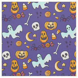 Halloween Patroon Stof