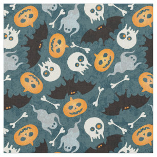 Halloween patroon stof
