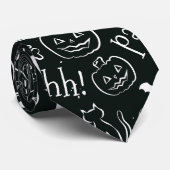 Halloween Patroon Stropdas (Opgerold)