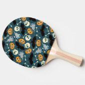 Halloween patroon tafeltennisbatje (Zijkant)