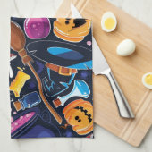 Halloween patroon theedoek (Quarter Fold)