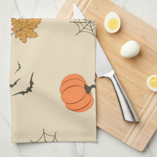 Halloween patroon theedoek (Quarter Fold)