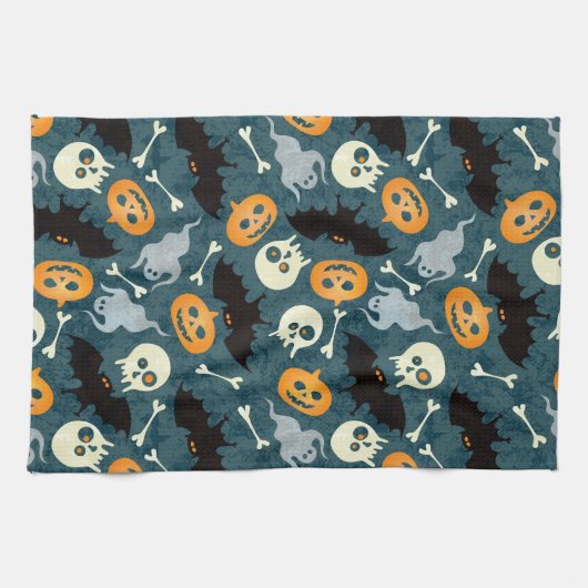 Halloween patroon theedoek (Horizontaal)