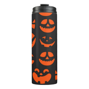 Halloween patroon thermosbeker